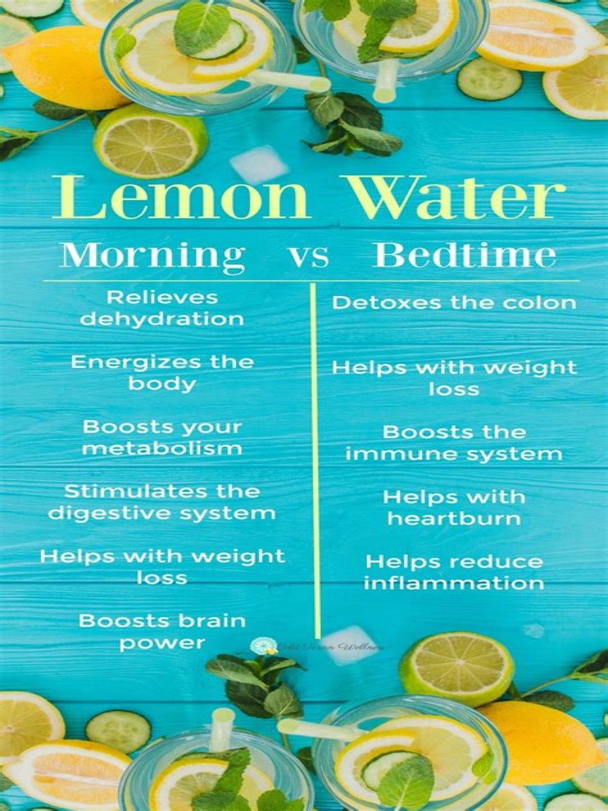 Can I drink lemon water at night?