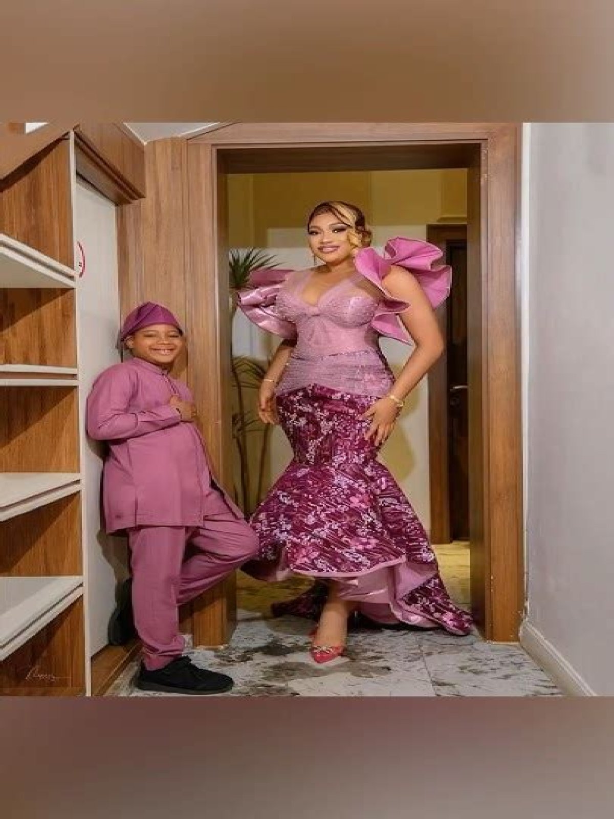 Check Out Adorable Photos Of Actress Queeneth Hilbert & Her Son – Photos