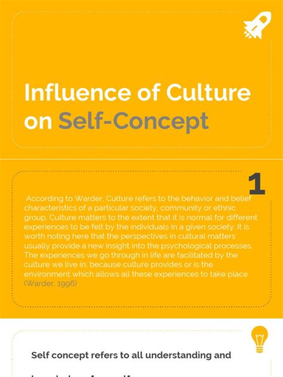 Culture and The Self: How does Culture influence Self Concept?