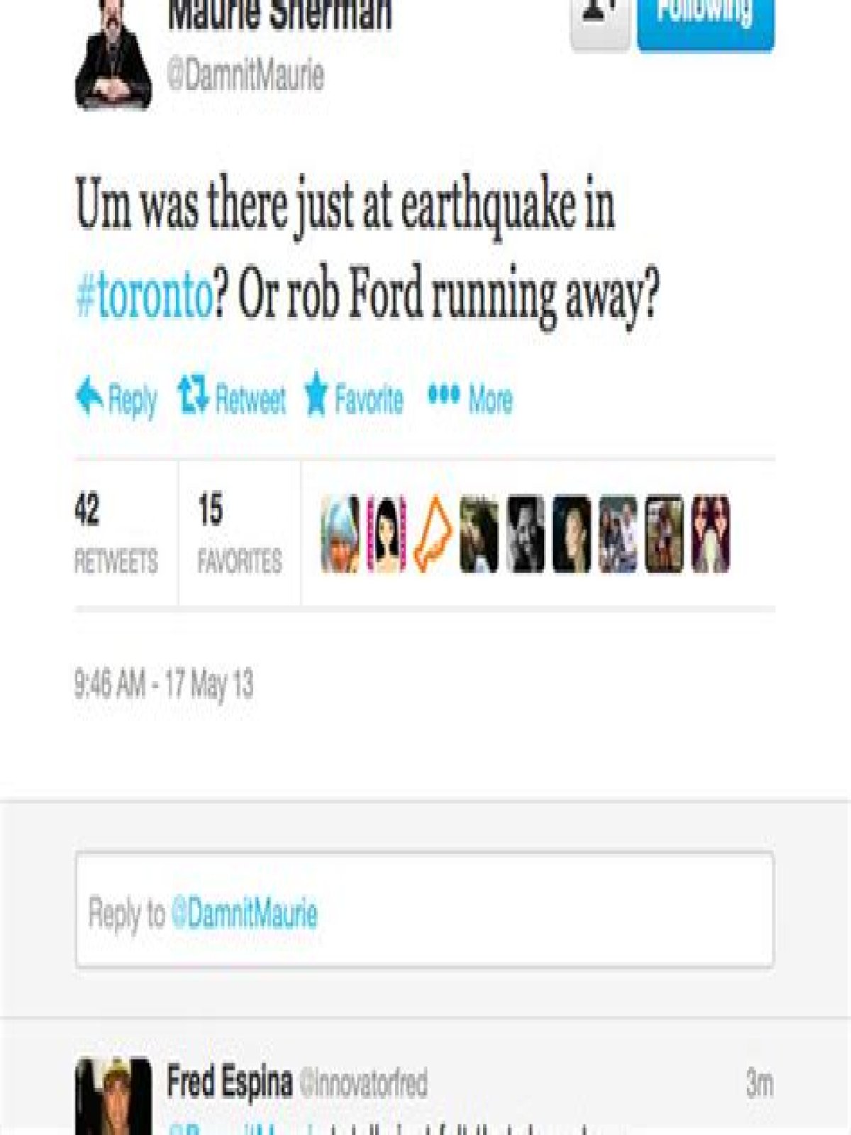 Did Toronto just have an earthquake