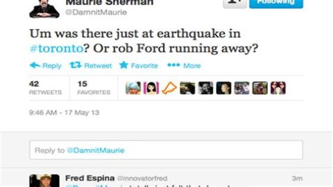 Did Toronto just have an earthquake