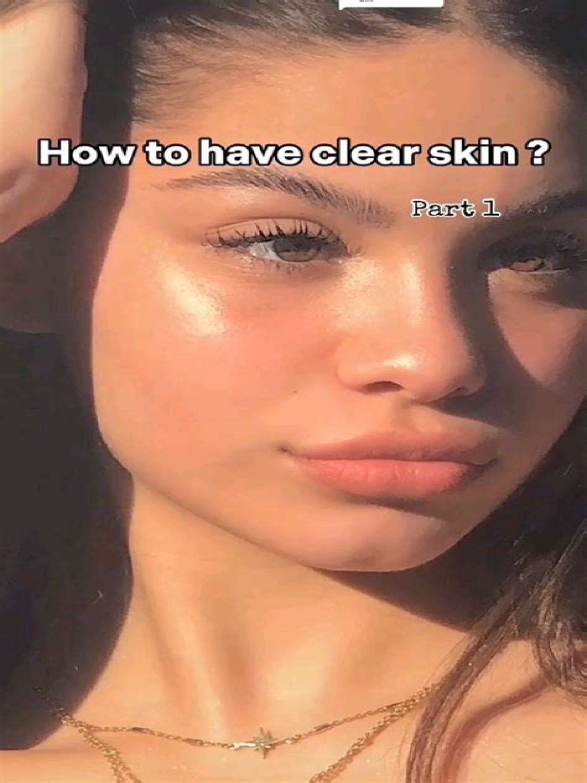Do models need to have clear skin?