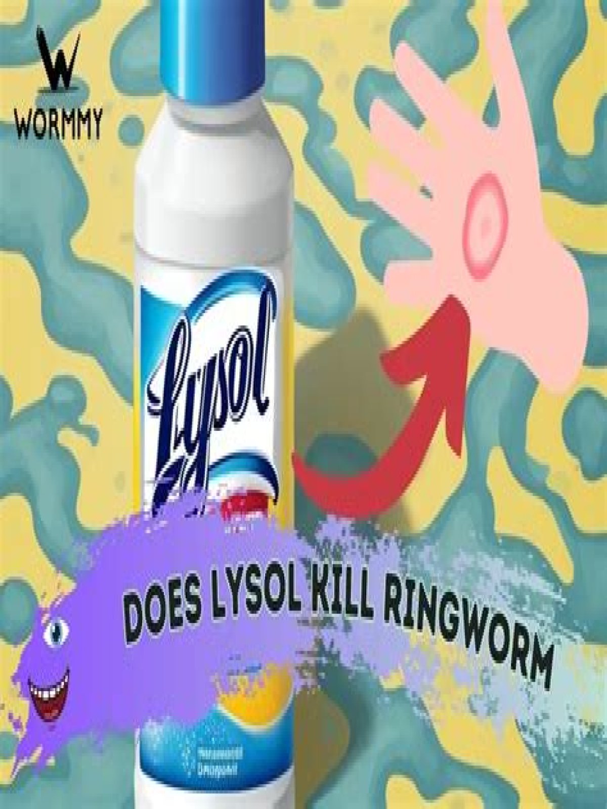 Does lysol spray kill ringworm?