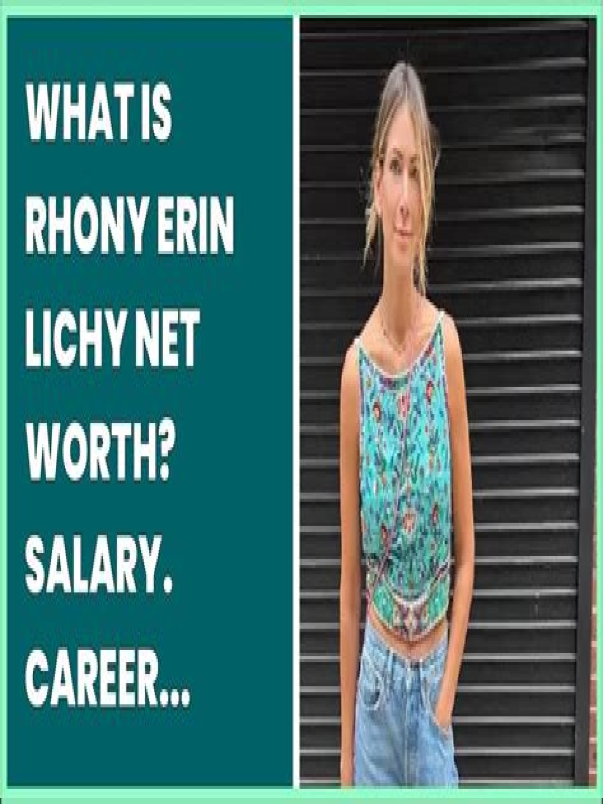 Erin Lichy Net Worth 2023 | Salary, Career And Endorsement