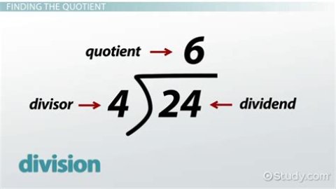 find the quotient