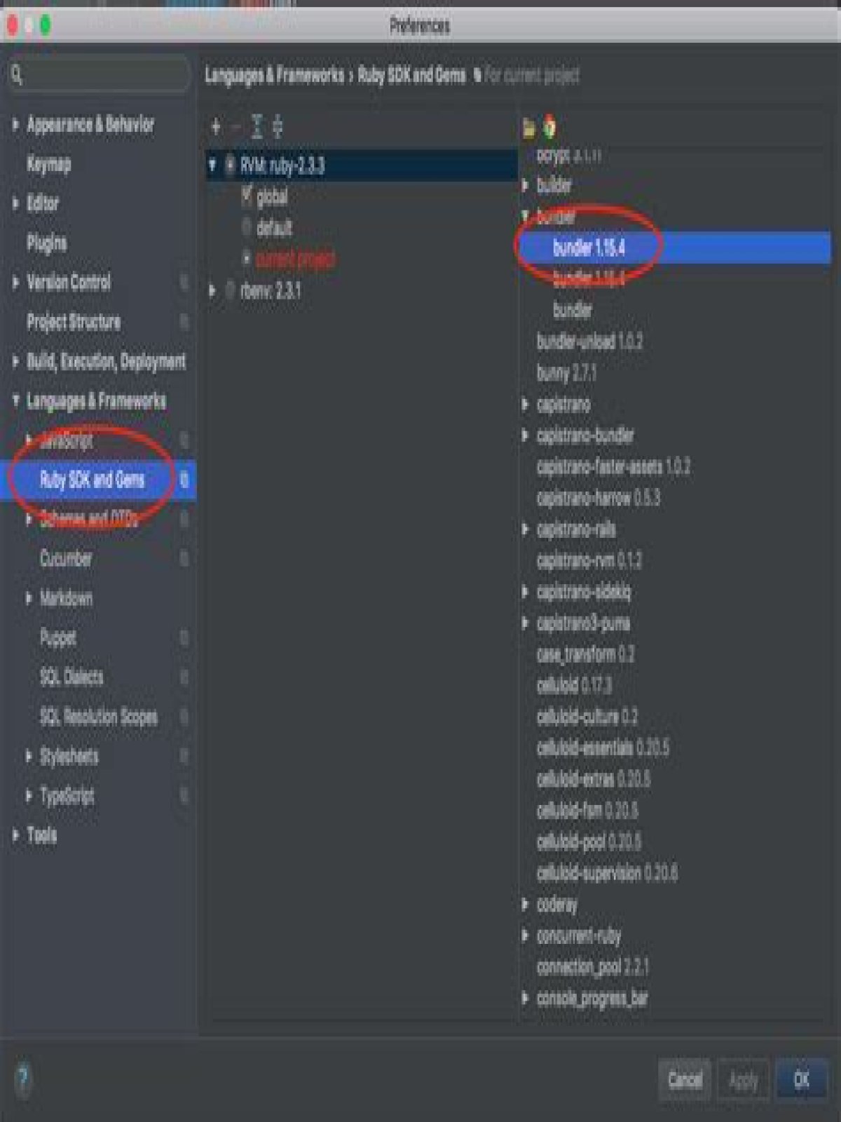 How do I change my bundler version