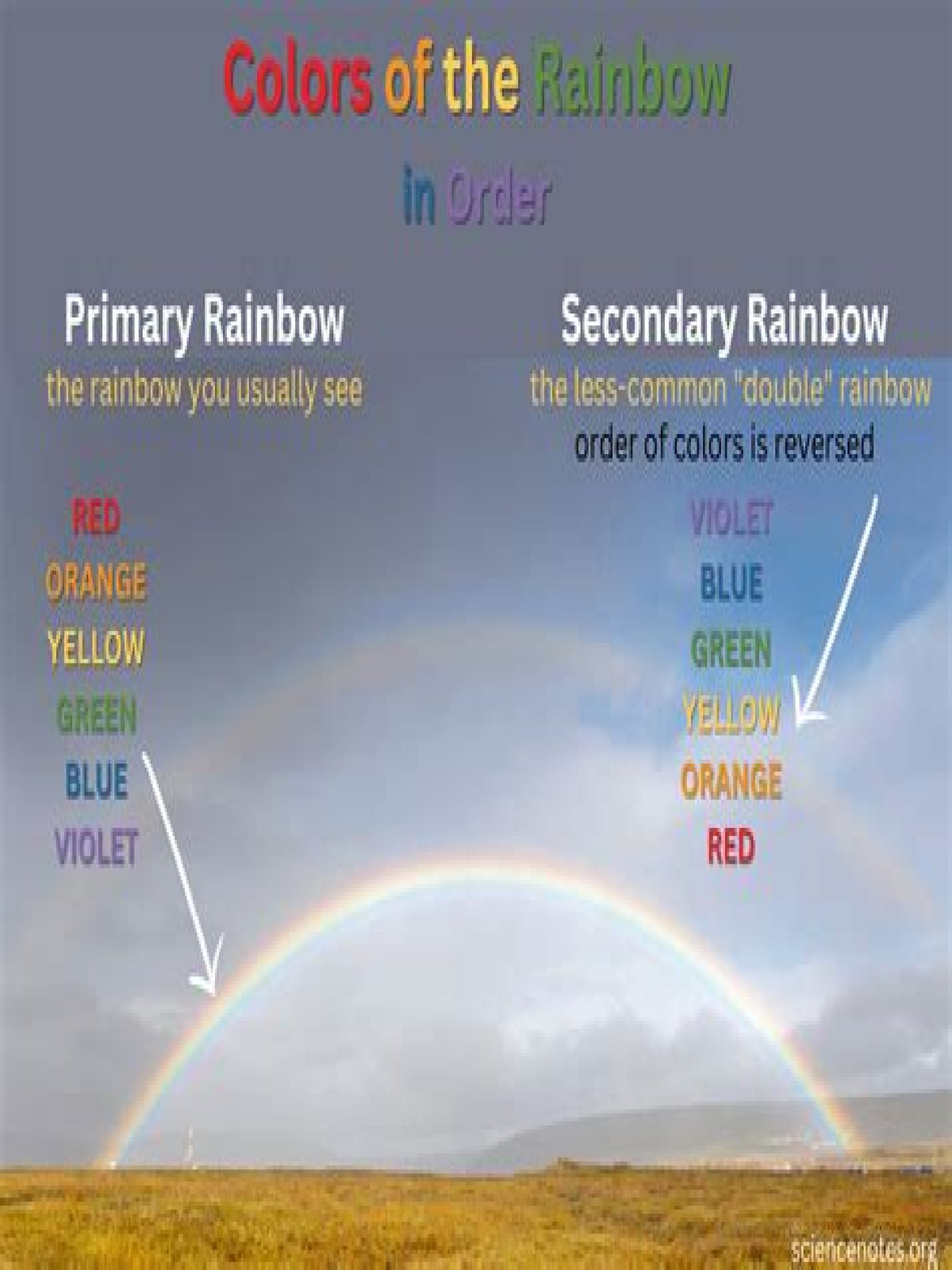 how many colors are in the rainbow