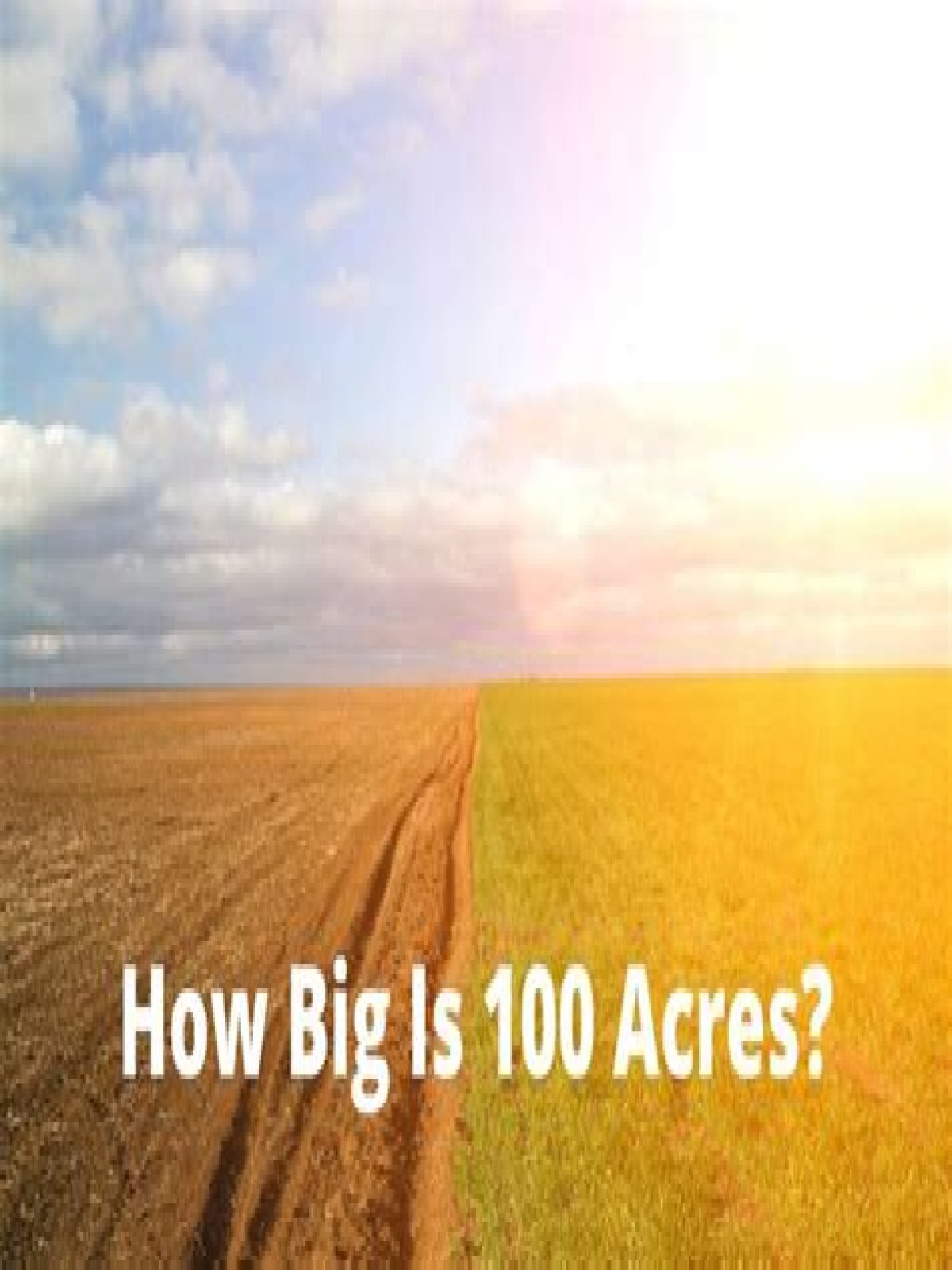 How Many Miles In 100 Acres