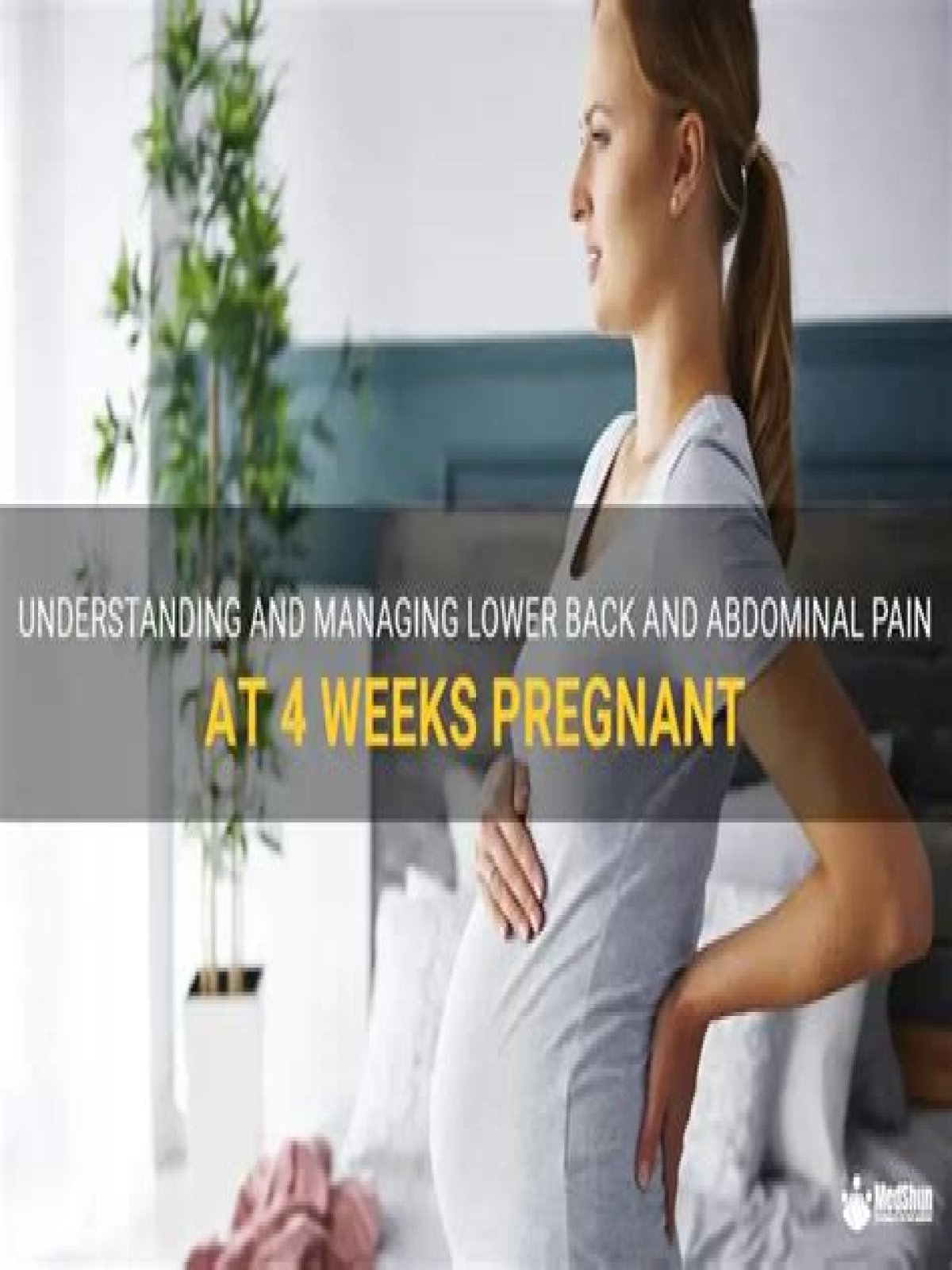 Is cramping and back pain normal at 4 weeks pregnant?