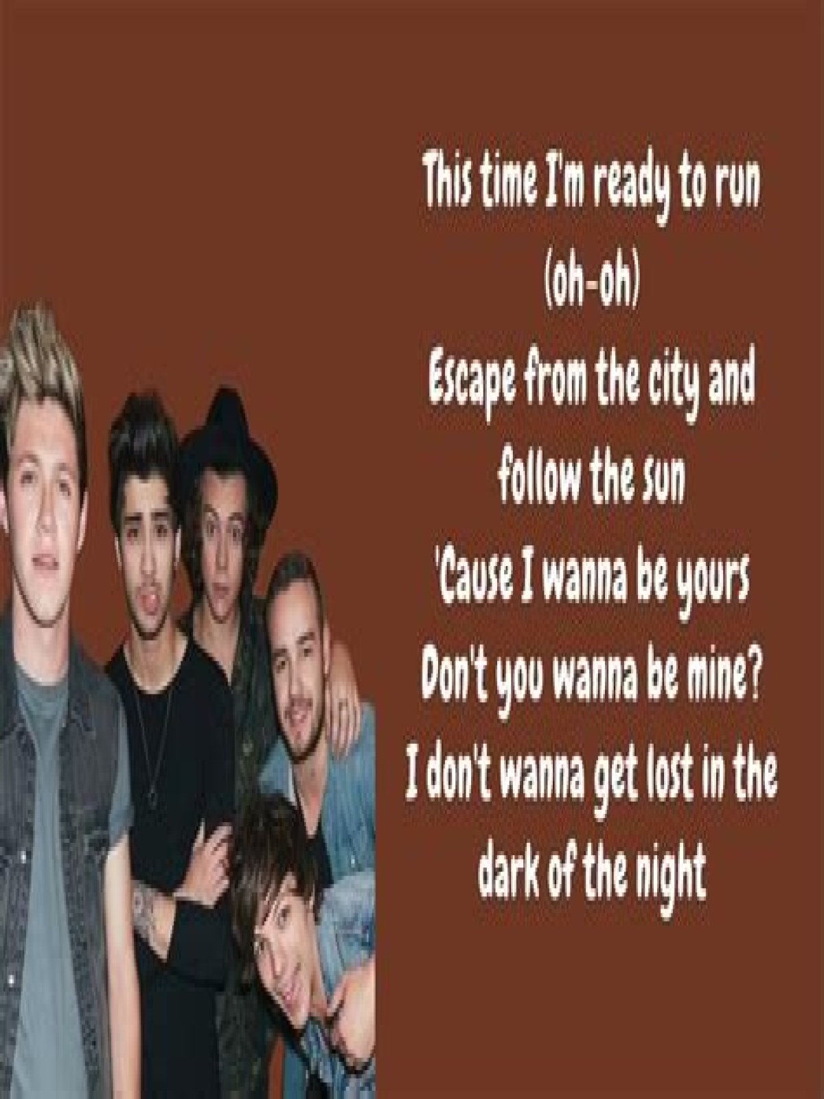 
                    One Direction
                     – 
                    Ready To Run lyrics
                