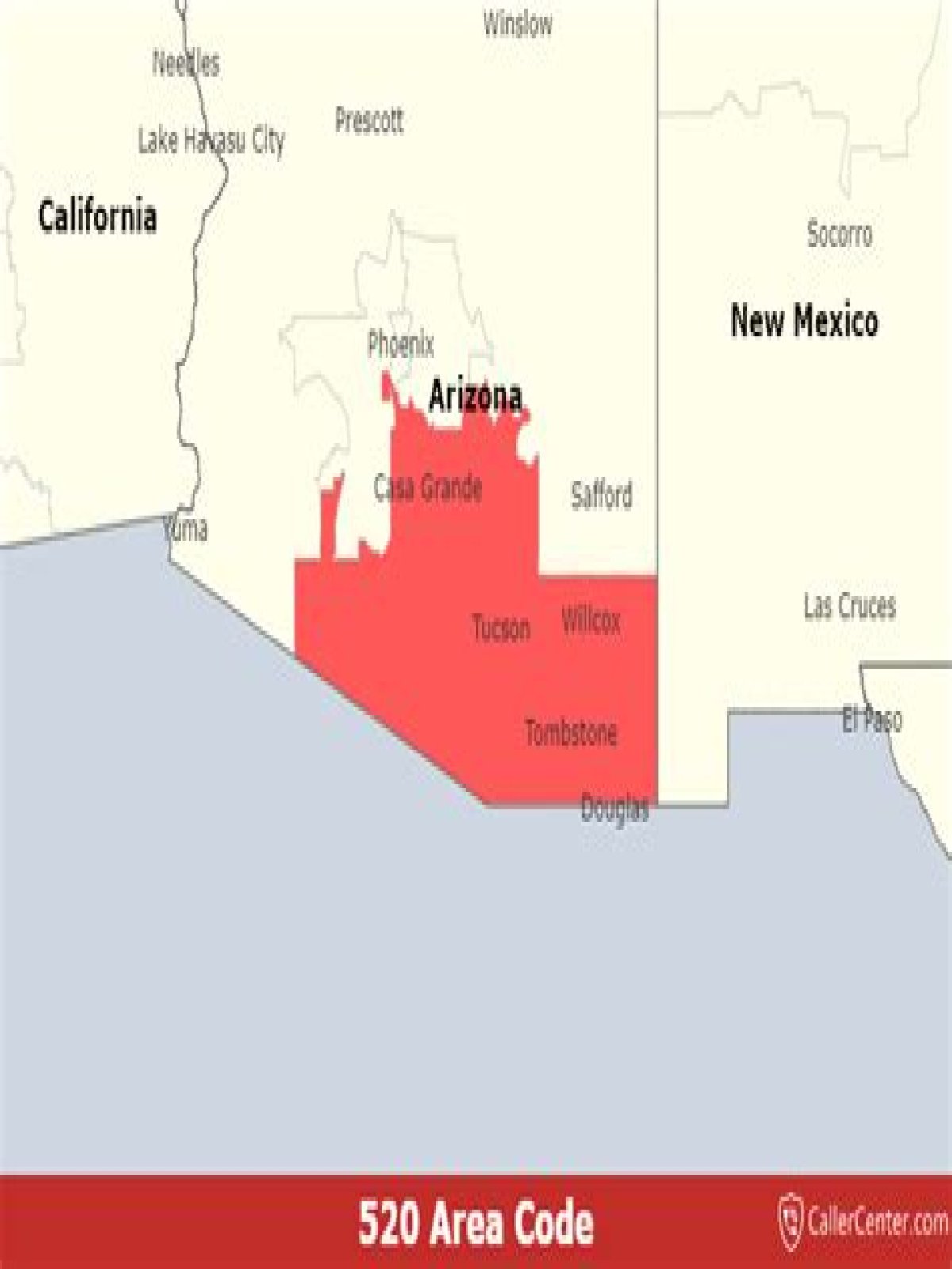 Question: What Area Code Is 520 In California