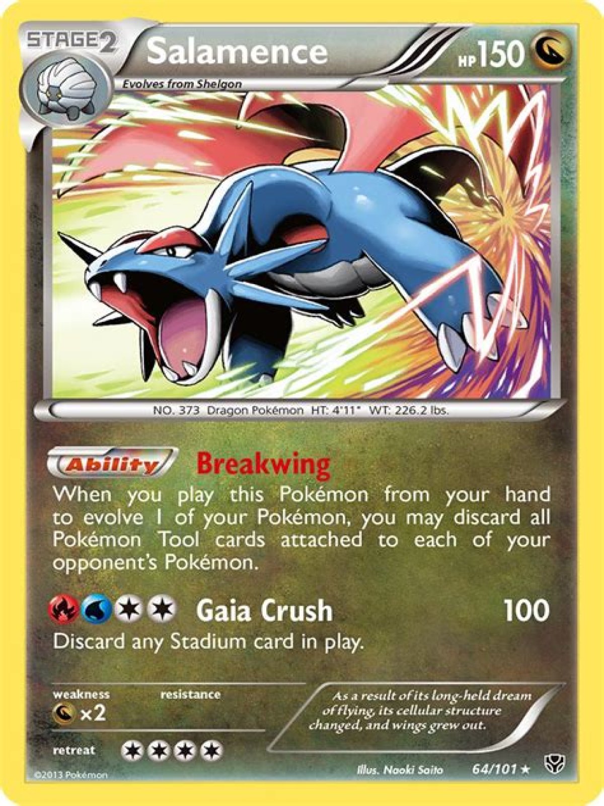 Salamence (Pokémon) - Bulbapedia, the community-driven Pokémon encyclopedia