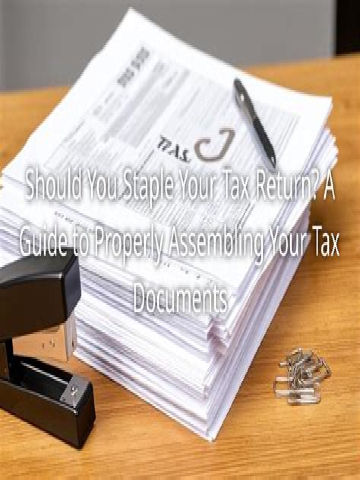Should tax returns be stapled?