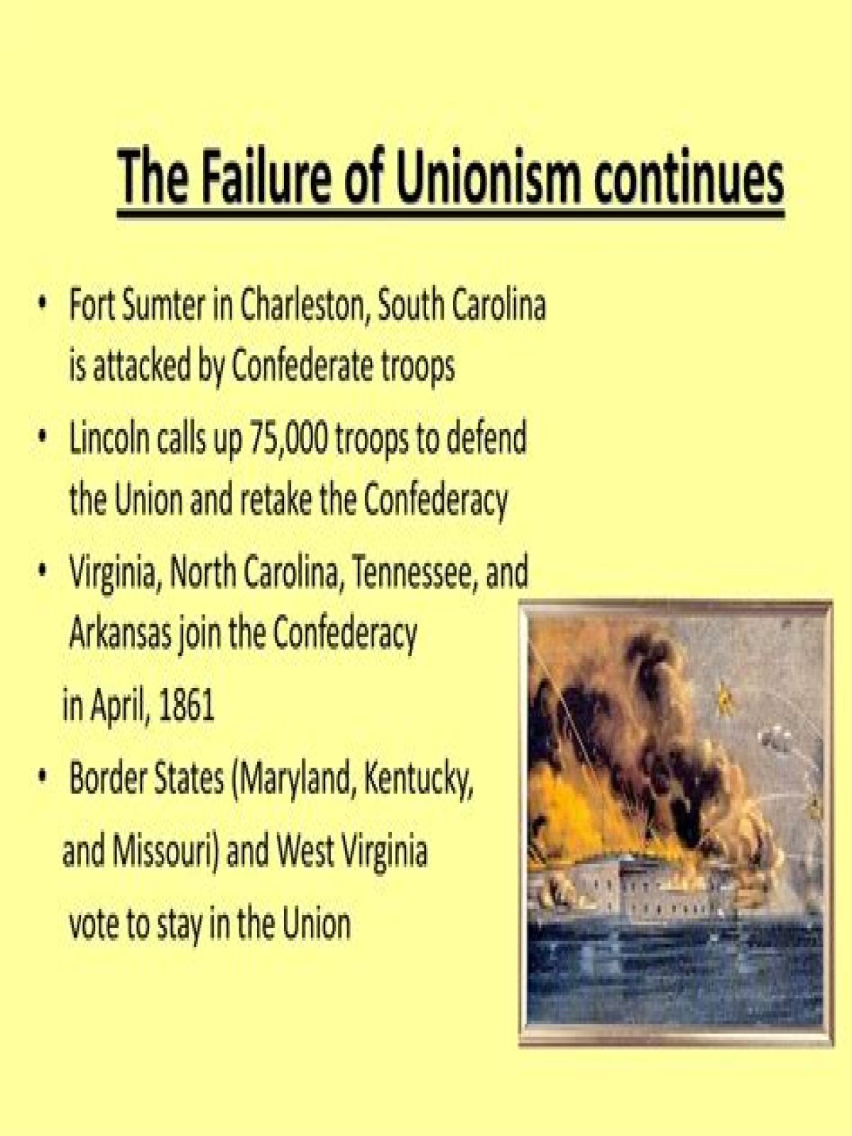 What caused the Confederacy to fail