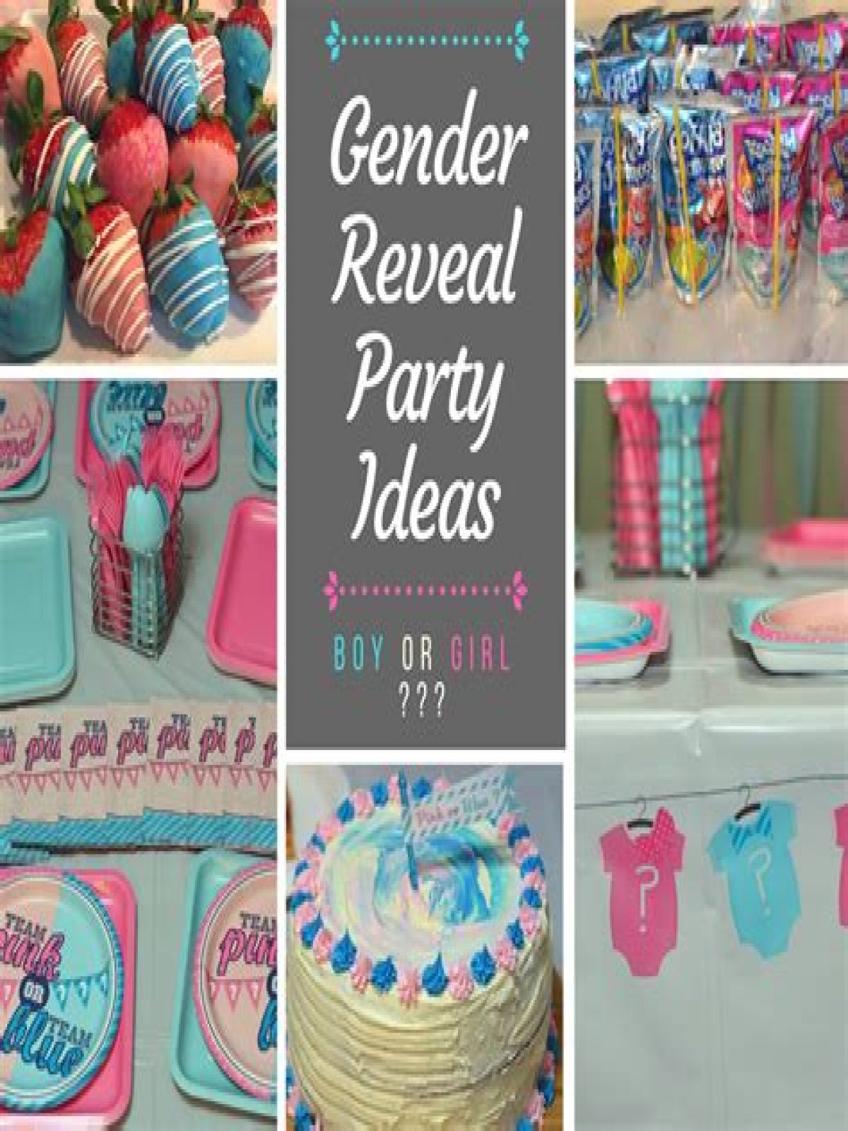 What do you do at a gender reveal party