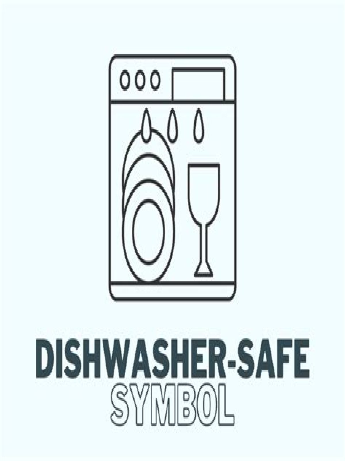 What is the symbol for dishwasher safe
