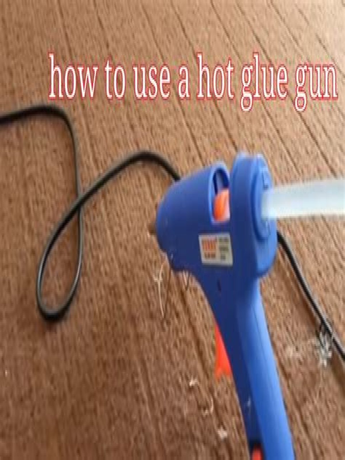 What materials can you use a hot glue gun on