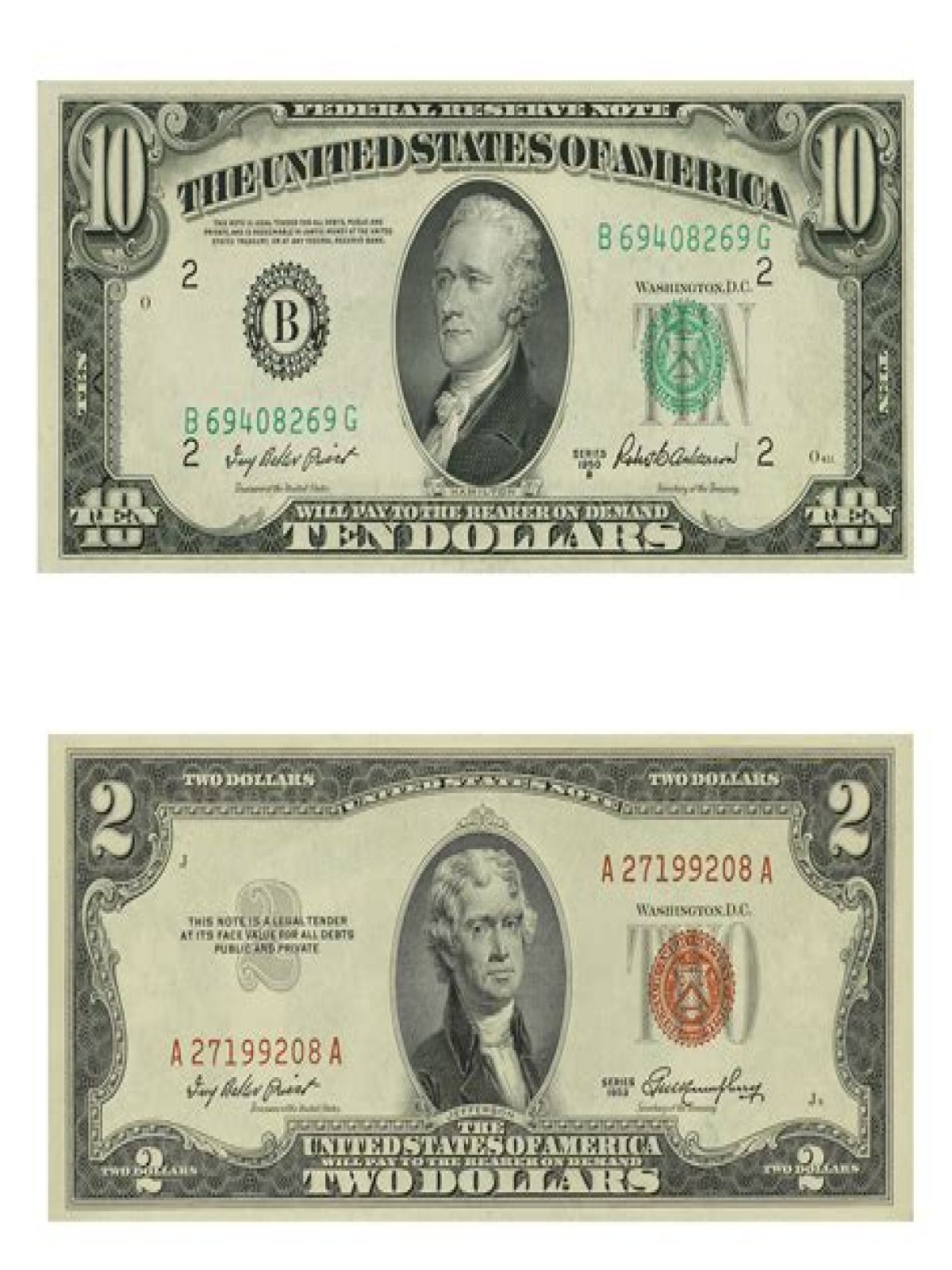 Which Historical Figures Are on U.S. Money?