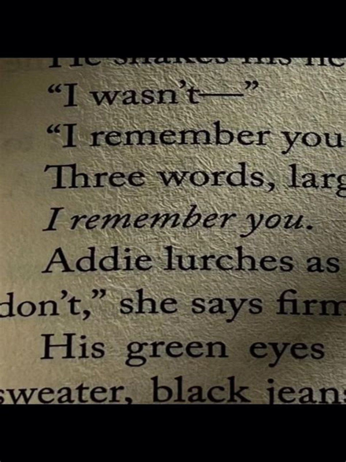 Why does henry remember addie?